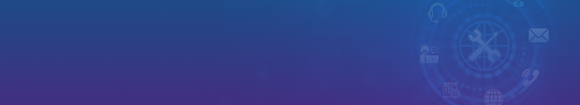 Abstract artwork with a background of toolkit icons and a gradient overlay
